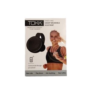 Brand New in Box Black TOKK Hands-Free Smart Wearable Assistant